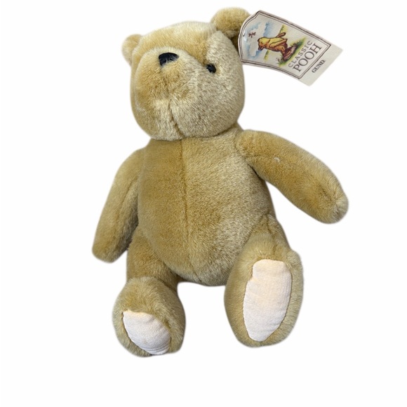 GUND Classic Pooh Plush Winnie the Pooh Stuffed Bear with Hang Tag - Picture 3 of 7